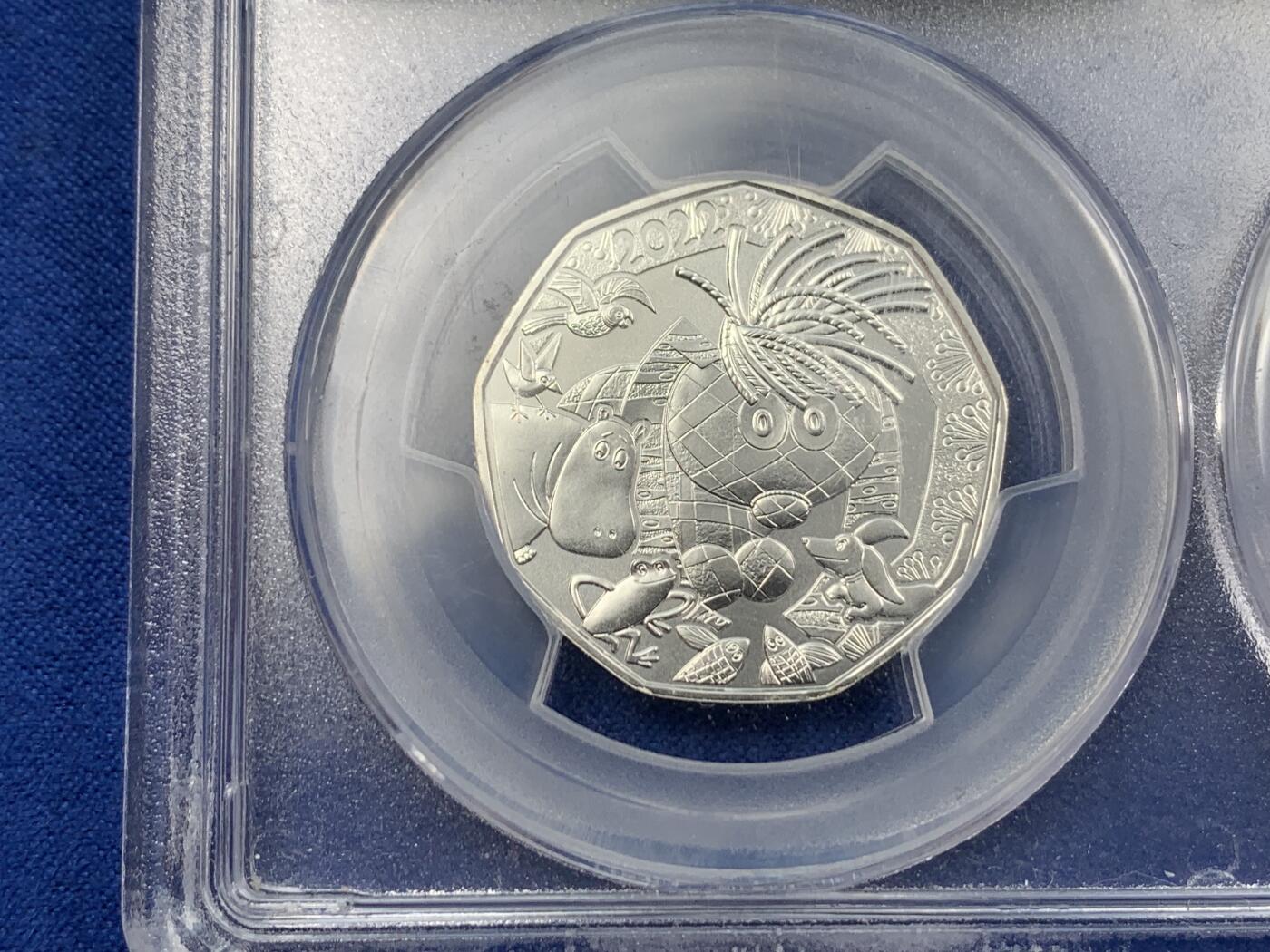 《竞宝斋》第418场 周日，周一，2场连拍 （全场包邮） 银币 铜币套装 PCGS MS70/MS69RD 奥地利2022年《小小的我就是我》出版50周年九边形5欧银币/铜币