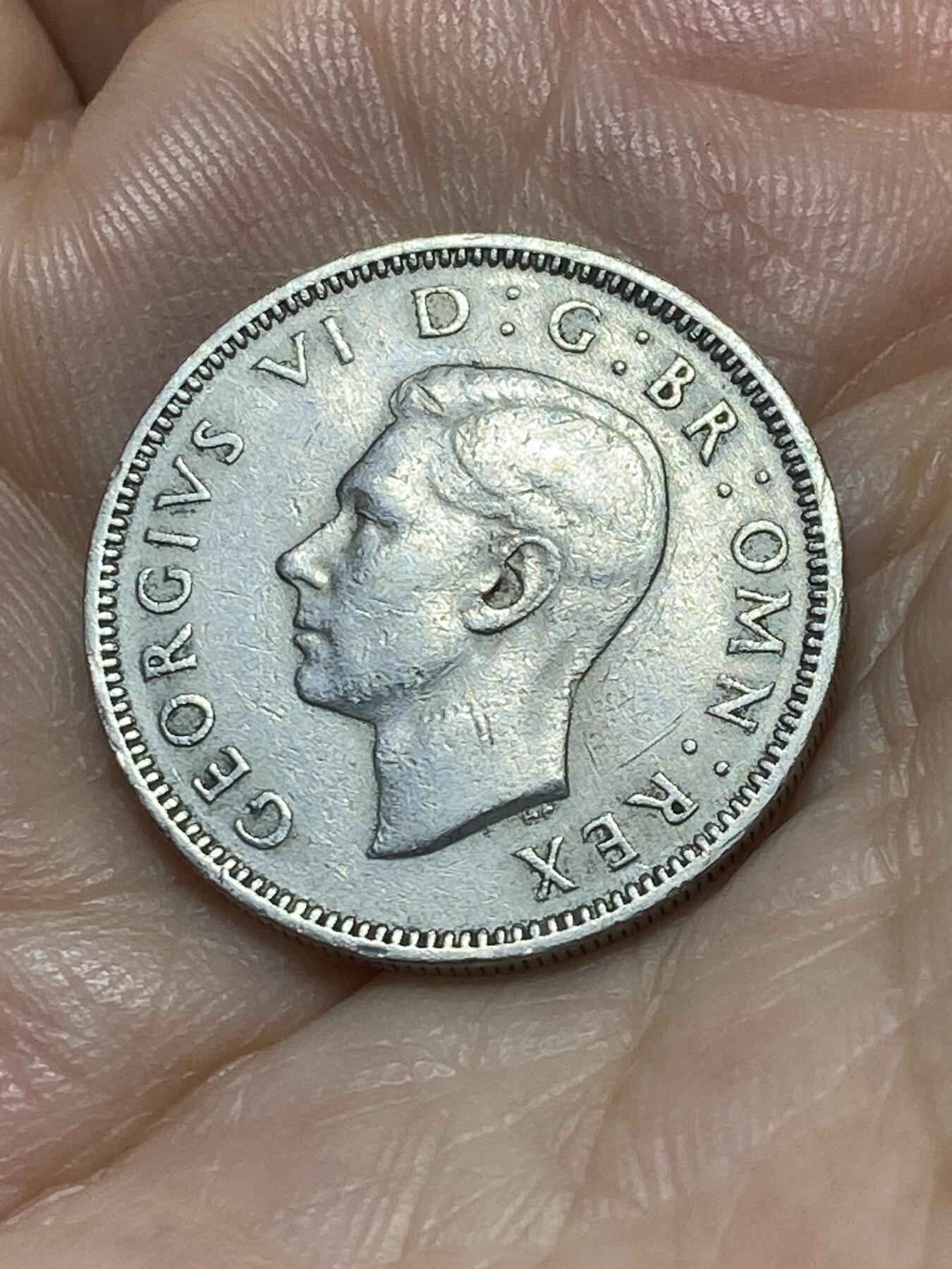 2025年第九十场(总第一百一十六场）外国好品散币(免佣金) 英国🇬🇧1947年1先令(乔治六世第二版，苏格兰坐狮，首发年仅发行2年)
