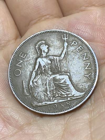 2025年第九十场(总第一百一十六场）外国好品散币(免佣金) - 英国🇬🇧1938年1便士(乔治六世第一版)