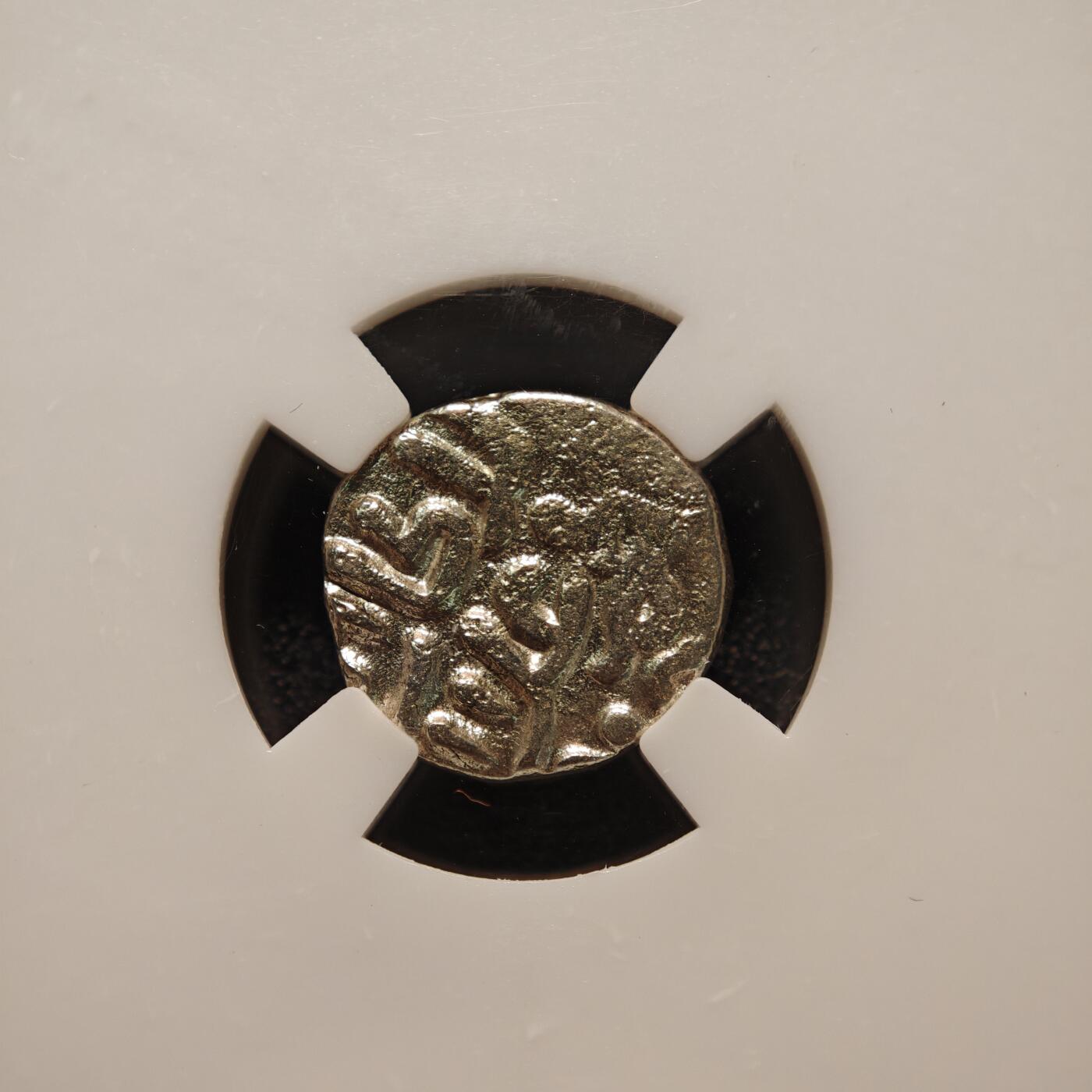【德藏】世界币章拍卖第146期（拍品征集中~欢迎藏友联系） 1296-1316年 德里苏丹·卡尔吉王朝 穆罕默德沙 2汉尼低银 3.5g 奈斯 AU
