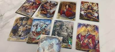 秋原瞳的小店第二十二期（持续收拍，卡游各系列最新活动卡一次看过瘾） - 卡游三国流芳传韵不同9张