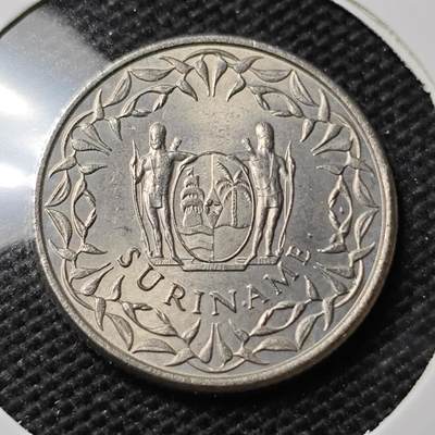 KK钱币收藏小铺 第336场 2月预留时间 周末发货 - 1976苏里南25分 好品