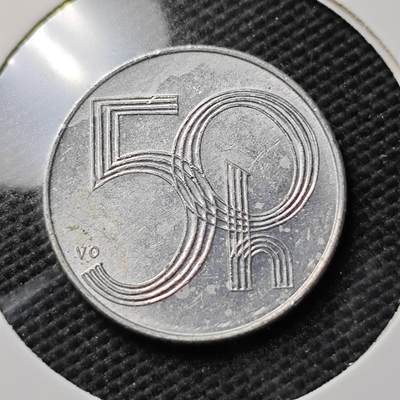 KK钱币收藏小铺 第337场 2月预留时间 周末发货 - 1997捷克50分 