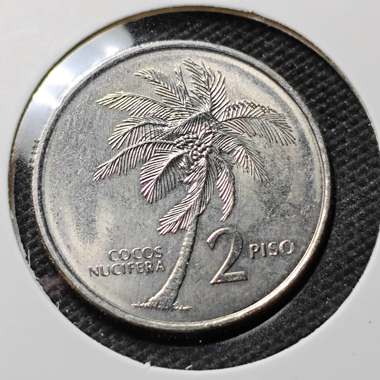 KK钱币收藏小铺 第336场 2月预留时间 周末发货  1993菲律宾2比索