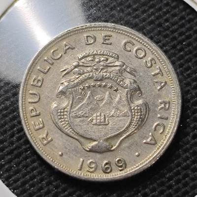 KK钱币收藏小铺 第336场 2月预留时间 周末发货 - 1969哥斯达黎加10分