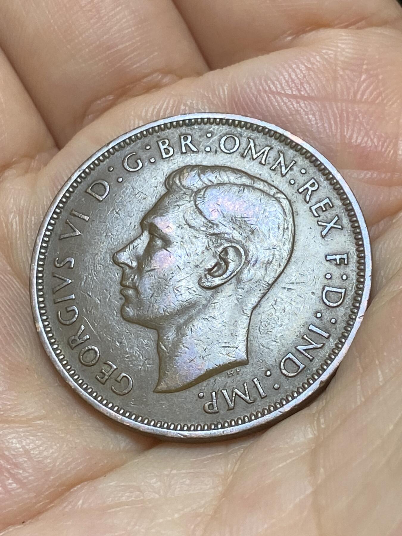 2025年第九十场(总第一百一十六场）外国好品散币(免佣金) 英国🇬🇧1948年1便士(乔治六世第一版，关门年)