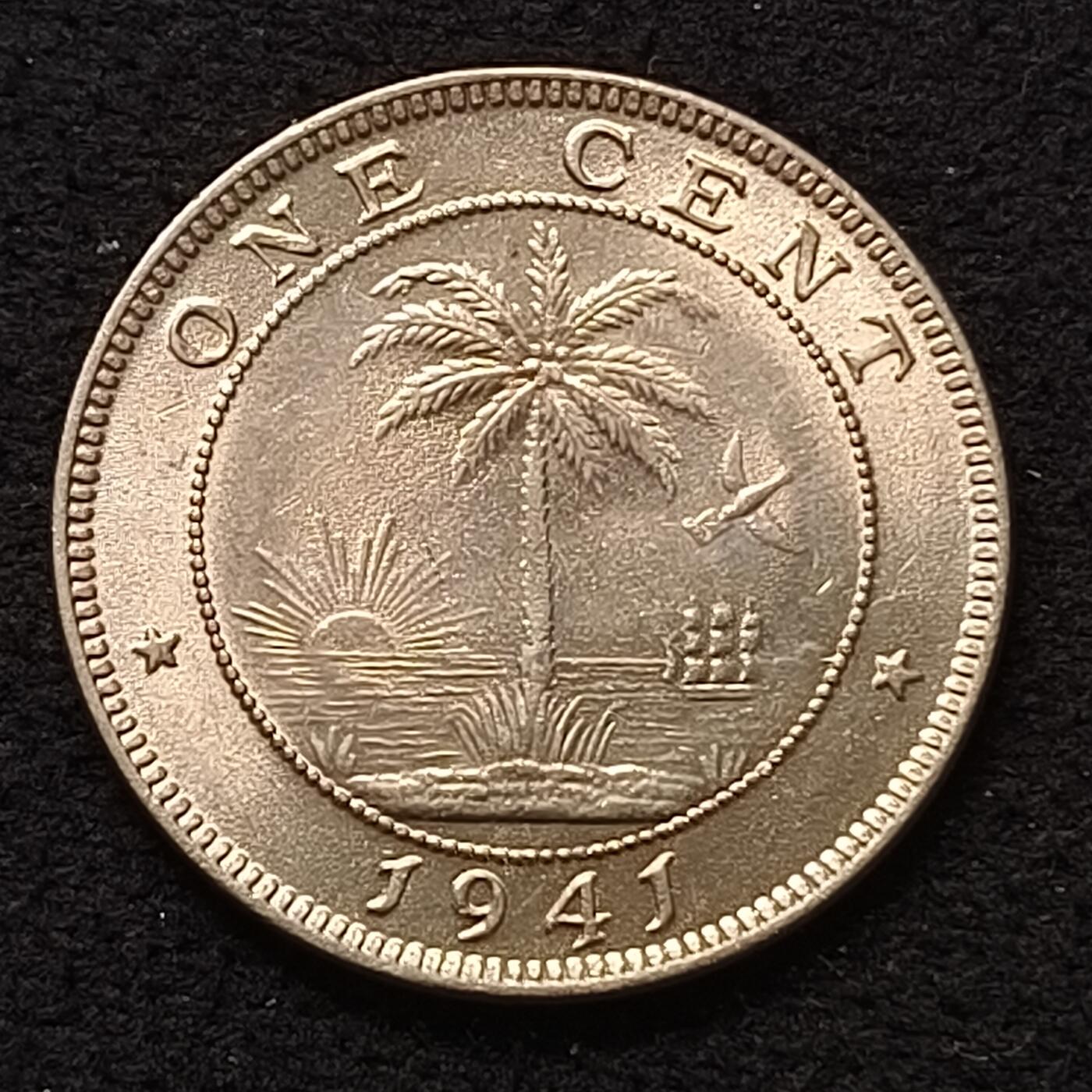 【全场包邮】纯粹捡漏拍散币 利比里亚1941年原光大象1分