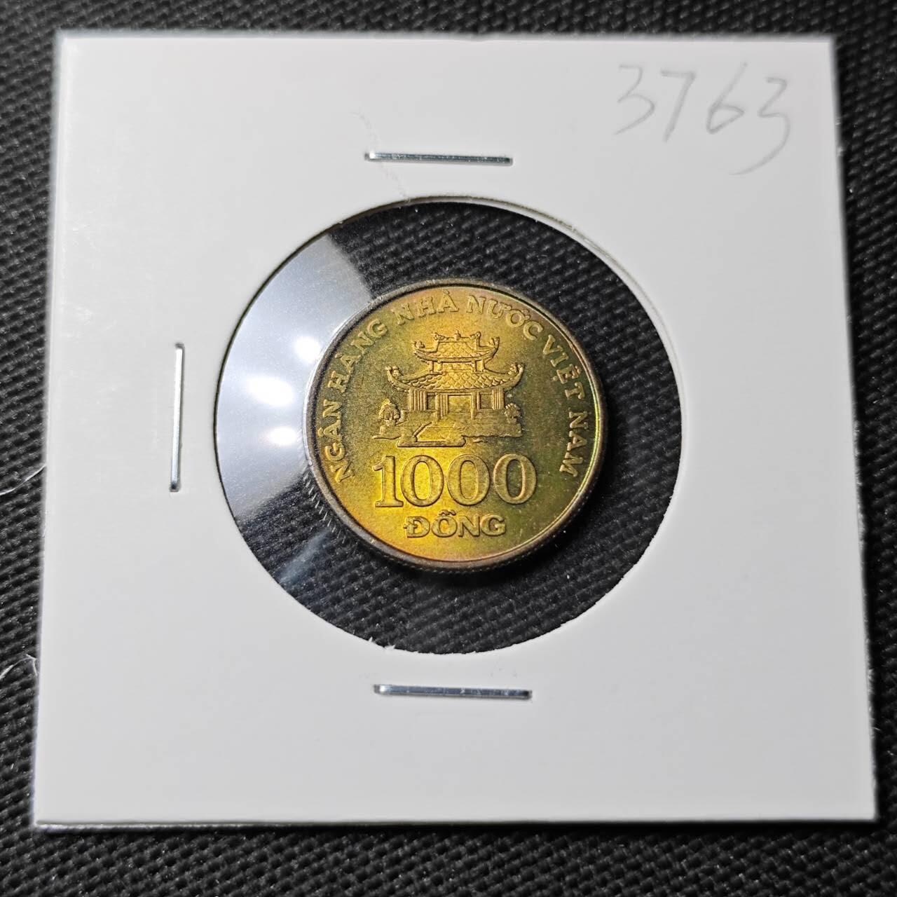 KK钱币收藏小铺 第337场 2月预留时间 周末发货 2003越南1000盾 好品