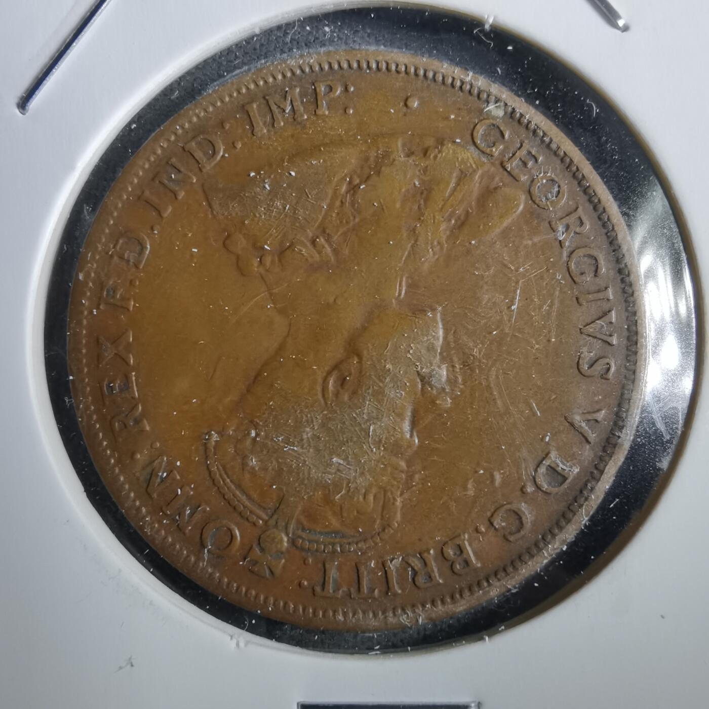 沼泽如烟--第839场 澳大利亚1917年1便士