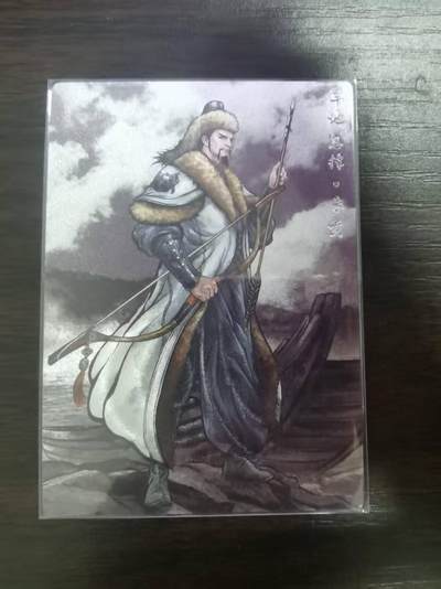 光影卡牌第23期，各家亲签，各家套卡，持续收拍品 - 张建东水浒，水墨粗闪朱贵，限编041/099