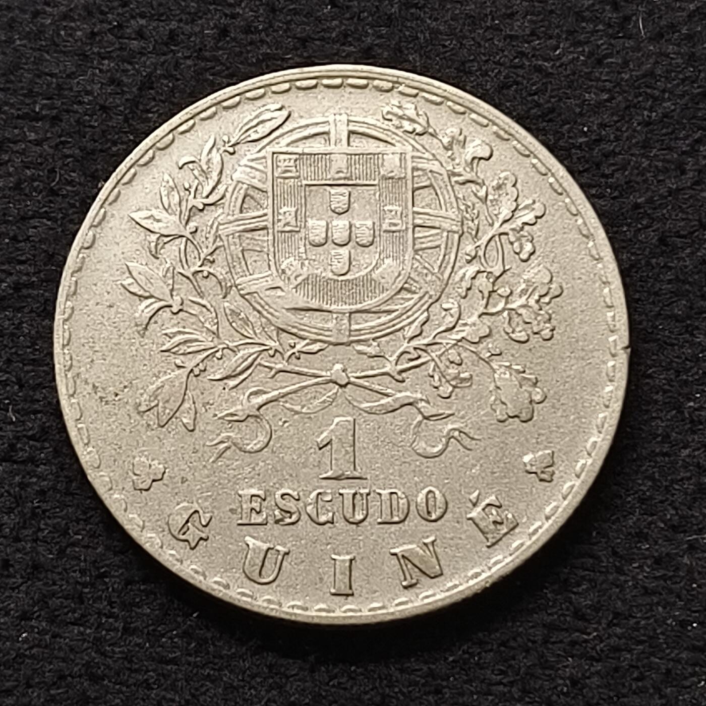 【全场包邮】纯粹捡漏拍散币 葡属几内亚1933年1埃斯库多-独年版