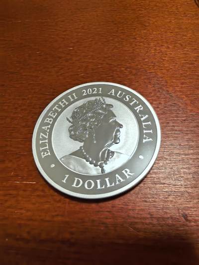 长老汇蛇年精选第四十六场拍卖 2021澳大利亚天鹅1元银币，1盎司9999银