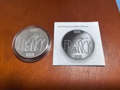 长老汇蛇年精选第四十六场拍卖 2011芬兰弗兰克工业艺术10欧元精制银币，普制5000枚，精制1万枚，盒证全