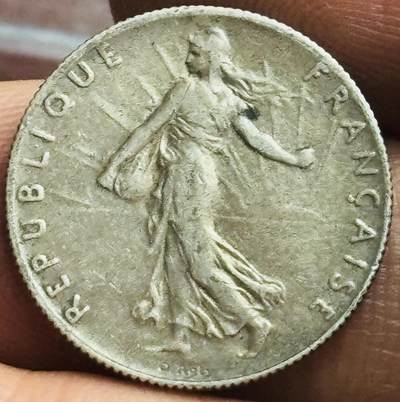 文馨钱币收藏第 272 场， 长期接收代拍品 - 法兰西第三共和国 1913 年播种女神 50 分银币