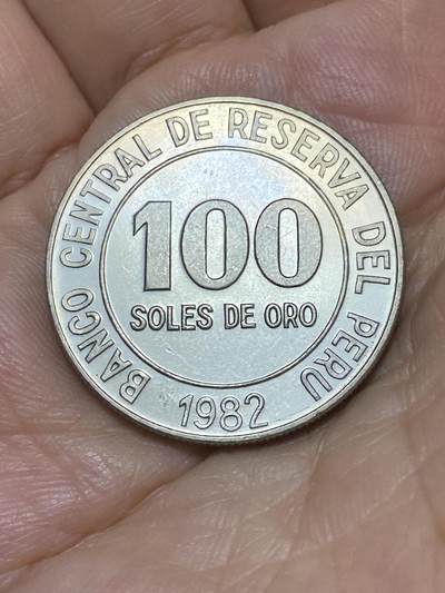 2025年第九十一场(总第一百一十七场）外国好品散币(免佣金) - 原光好品–秘鲁1982年100索尔