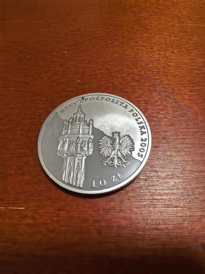 长老汇蛇年精选第四十六场拍卖 2005波兰教皇保罗二世10兹罗提精制银币，14.14克925银