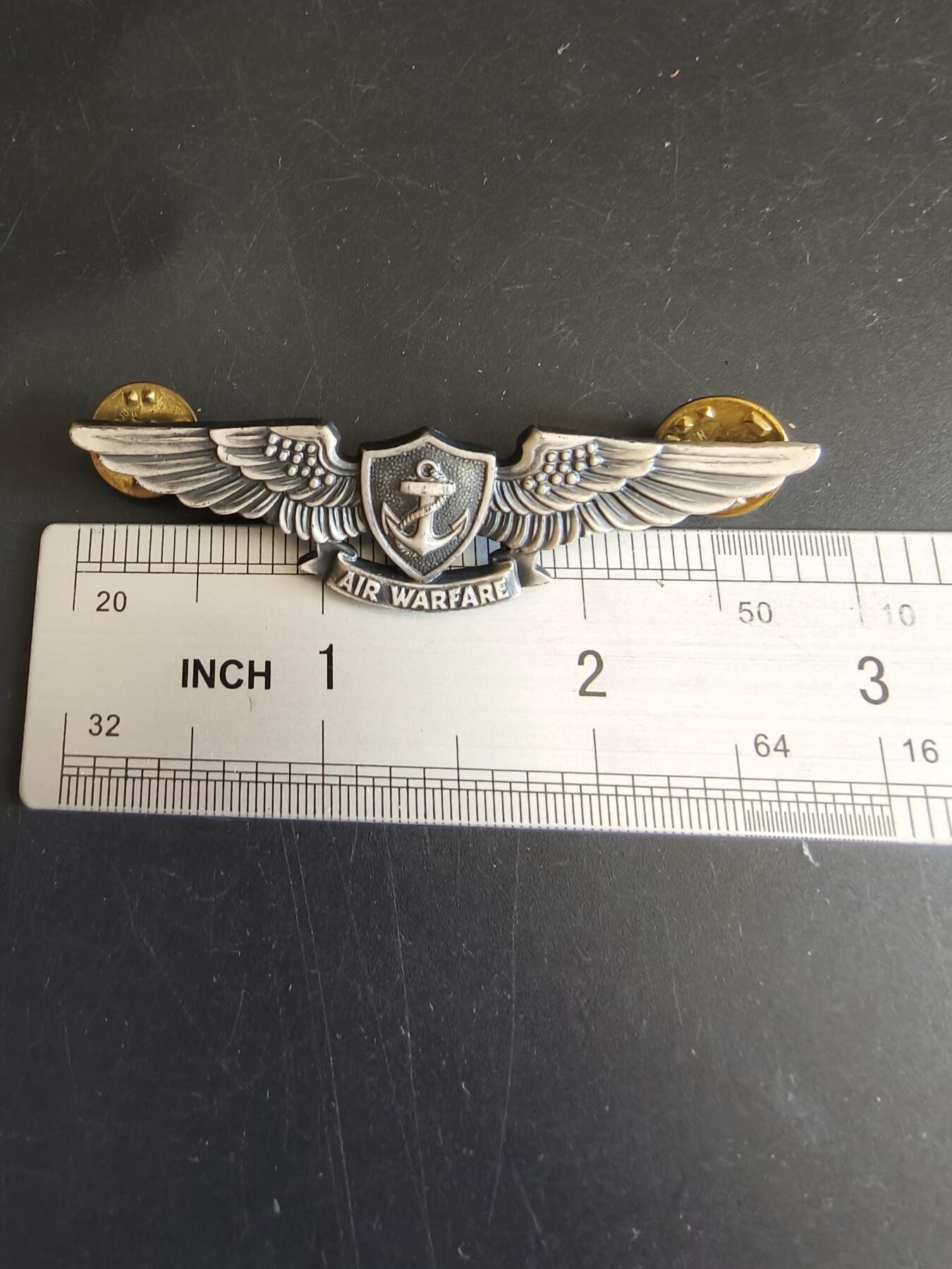 老王徽章第149期 美国海军航空兵空战专家技能章    带Gemsco厂标    2.75英寸直径