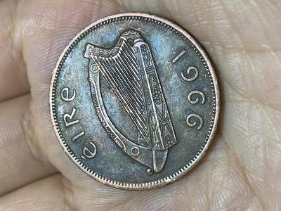 2025年第九十一场(总第一百一十七场）外国好品散币(免佣金) - 爱尔兰🇮🇪1966年1便士(共和国时期第一套)