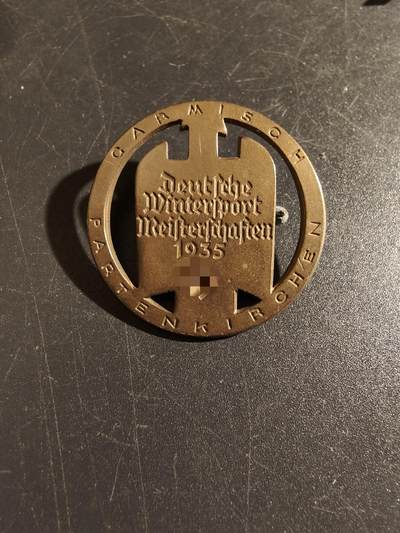 老王徽章第149期 - 德三1935冬季运动锦标赛证章