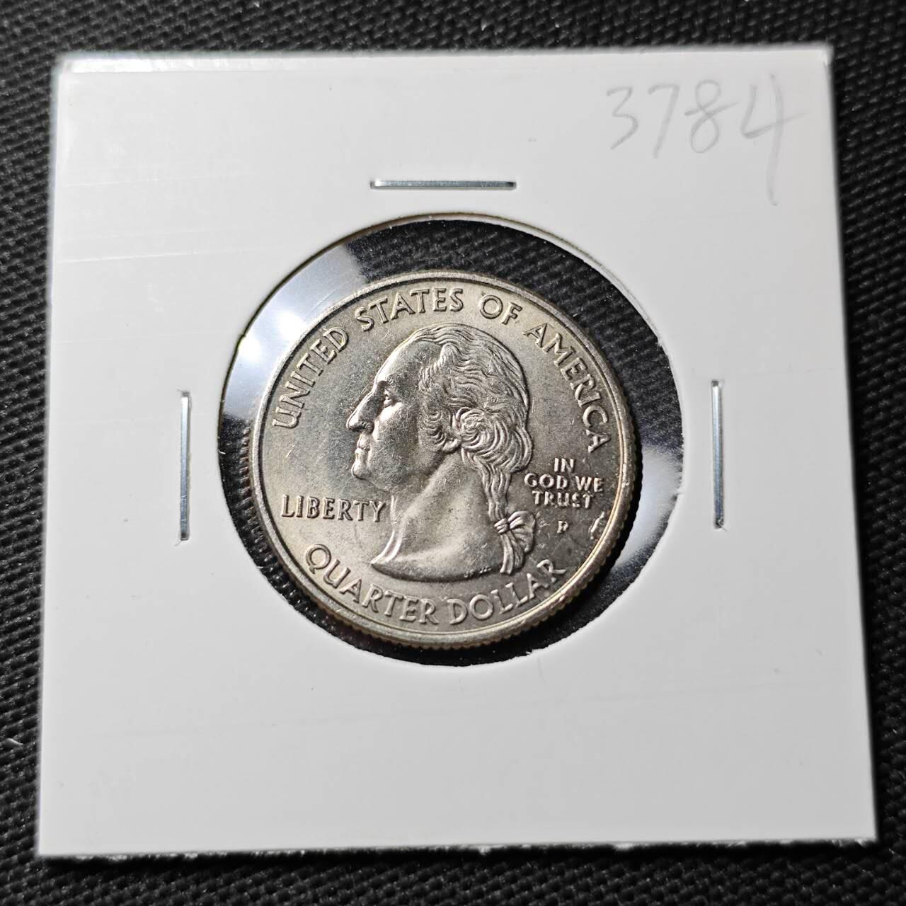KK钱币收藏小铺 第337场 2月预留时间 周末发货 2003美国25分 纪念币 好品