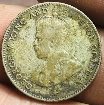 文馨钱币收藏第 272 场， 长期接收代拍品 - 1919 年英属海峡 10 分银币，乔治五世版，只发行了 3 年