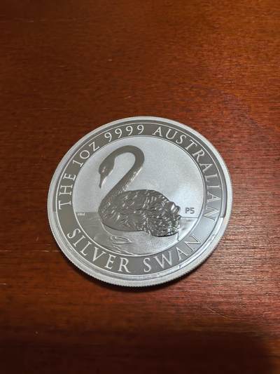 长老汇蛇年精选第四十六场拍卖 2021澳大利亚天鹅1元银币，1盎司9999银