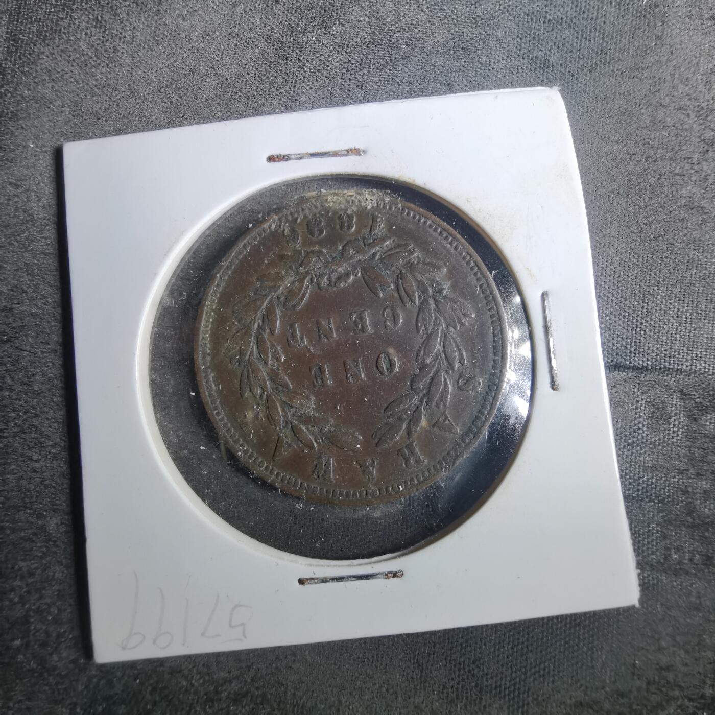 沼泽如烟--第840场 沙捞越1886年一分