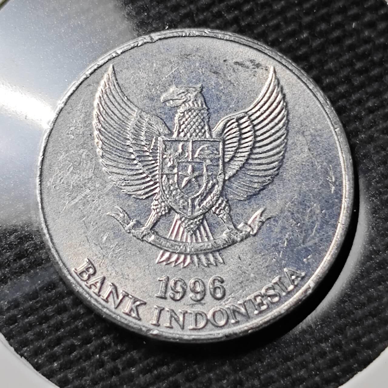 KK钱币收藏小铺 第337场 2月预留时间 周末发货 1996印度尼西亚25卢比 