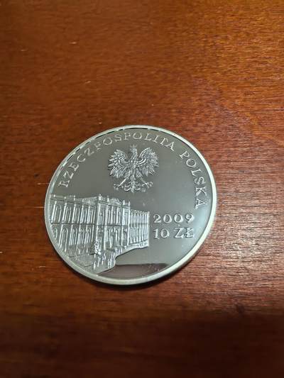 长老汇蛇年精选第四十六场拍卖 2009波兰中央银行10兹罗提精制银币，14.14克925银，币中币