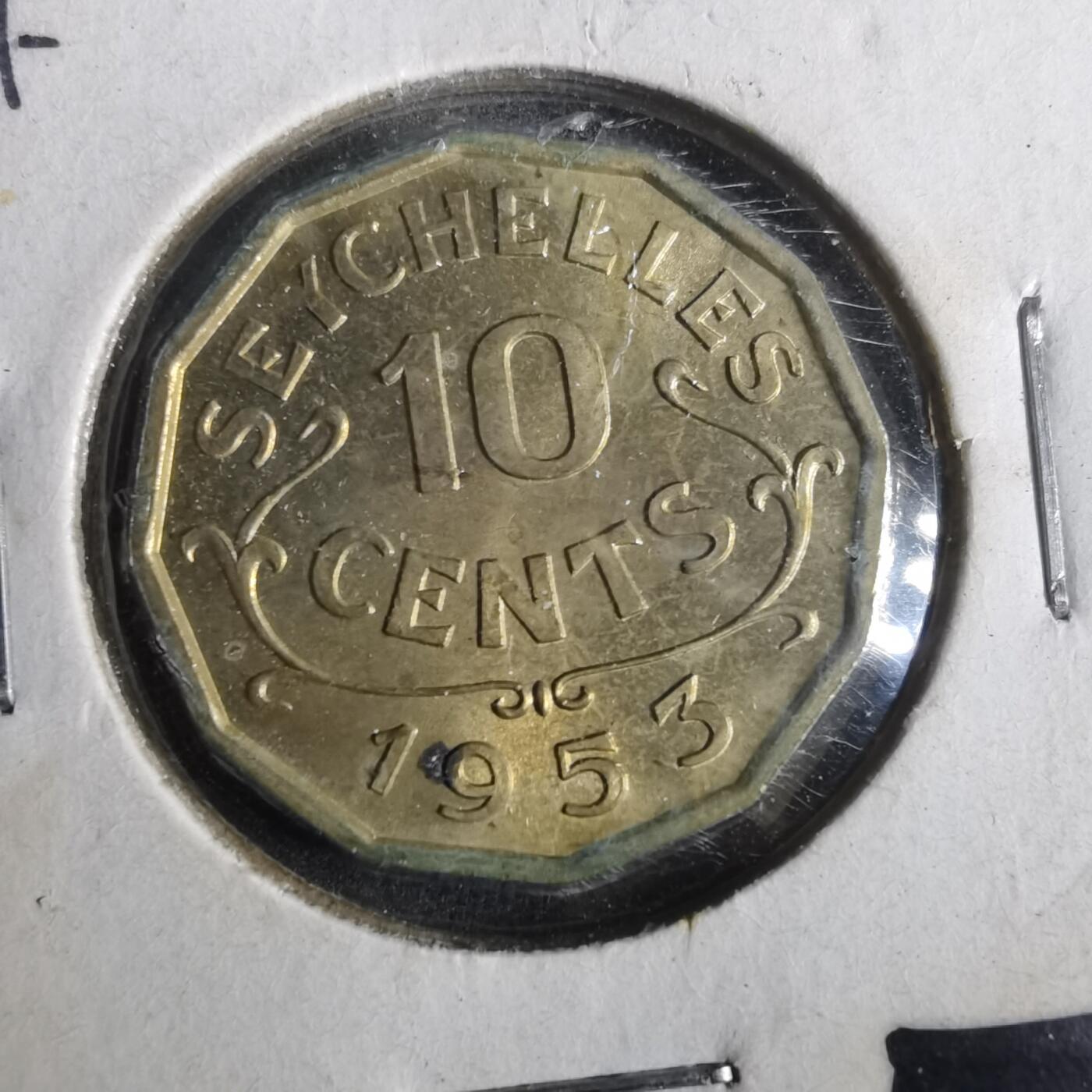 沼泽如烟--第840场 英属塞舌尔1953年十分伊二首年
