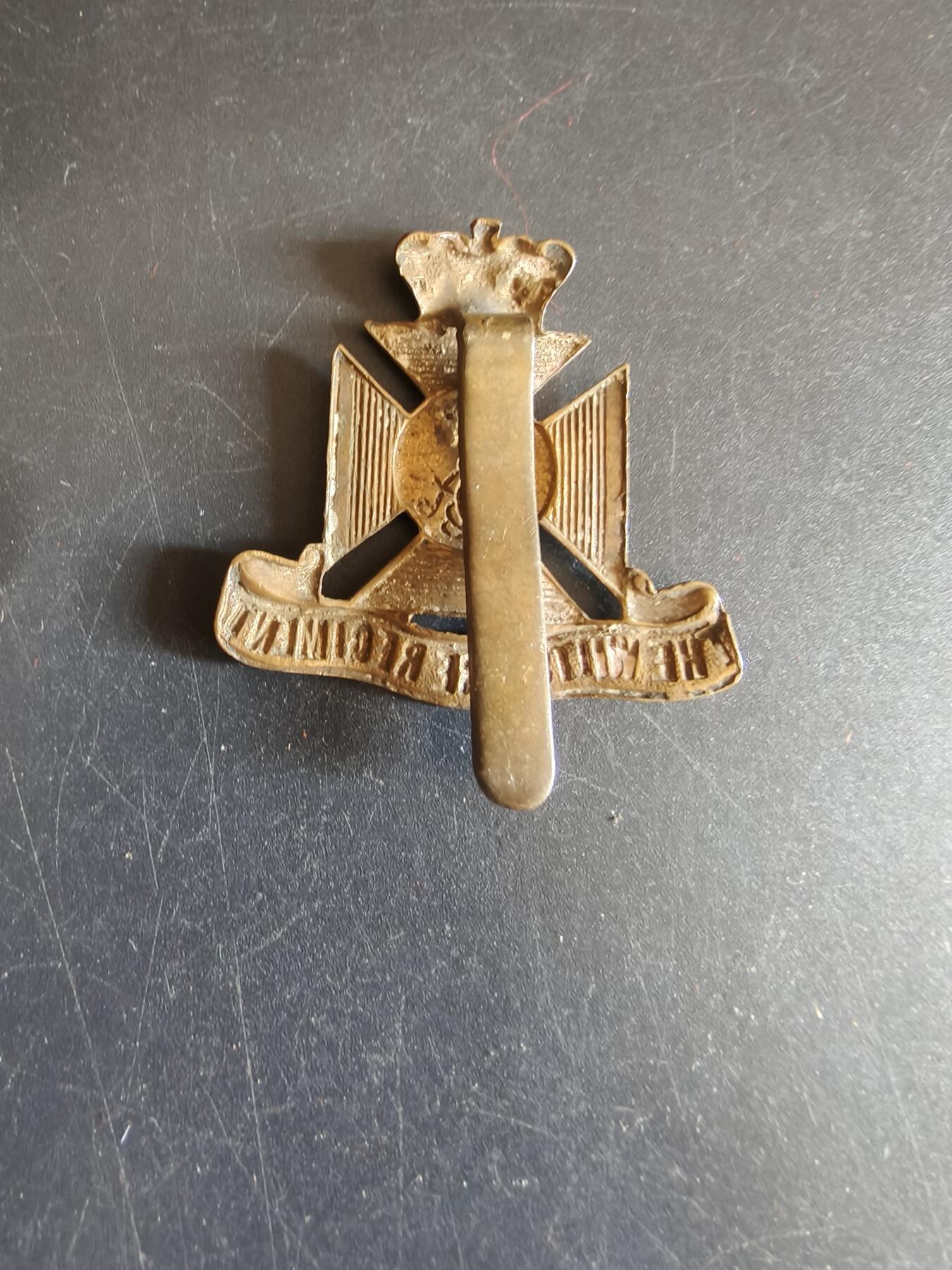 老王徽章第149期 英国威尔特郡步兵团帽徽   维多利亚女王时期