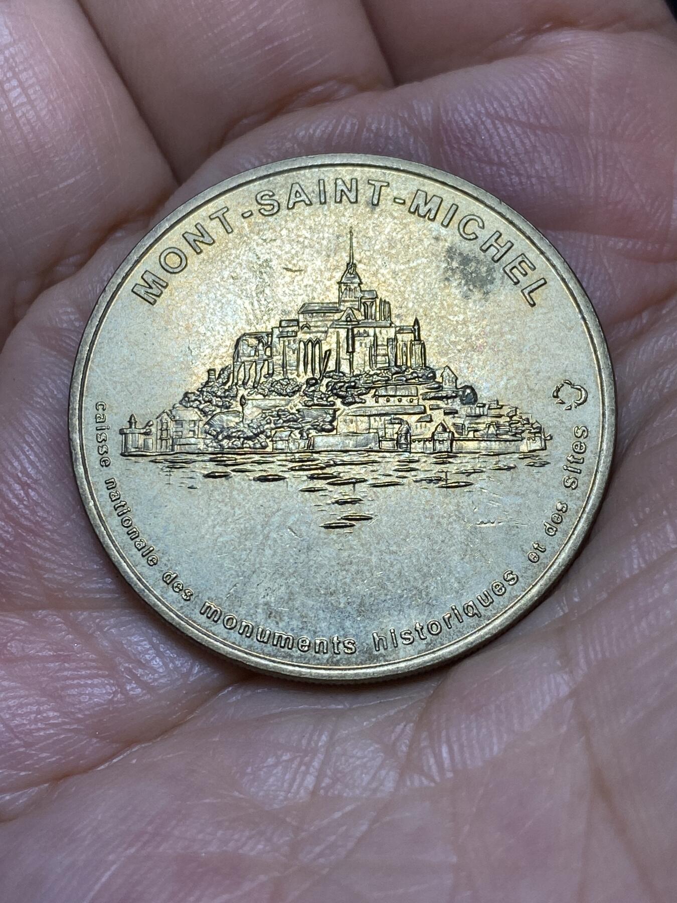 2025年第九十一场(总第一百一十七场）外国好品散币(免佣金) 少见好品–法国🇫🇷巴黎造币厂2003年限量版官方纪念章(圣米歇尔山纪念章)