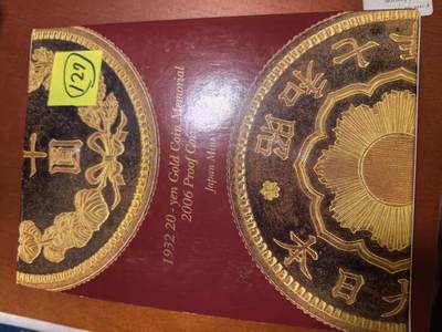 长老汇蛇年精选第四十六场拍卖 2006日本20日元金币6枚套精制币，盒证全，含1枚镀金银章，克书140美金