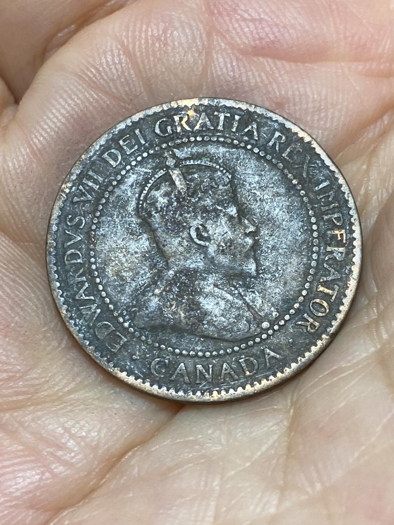 2025年第九十一场(总第一百一十七场）外国好品散币(免佣金) 加拿大🇨🇦1903年1分(爱德华七世时期)