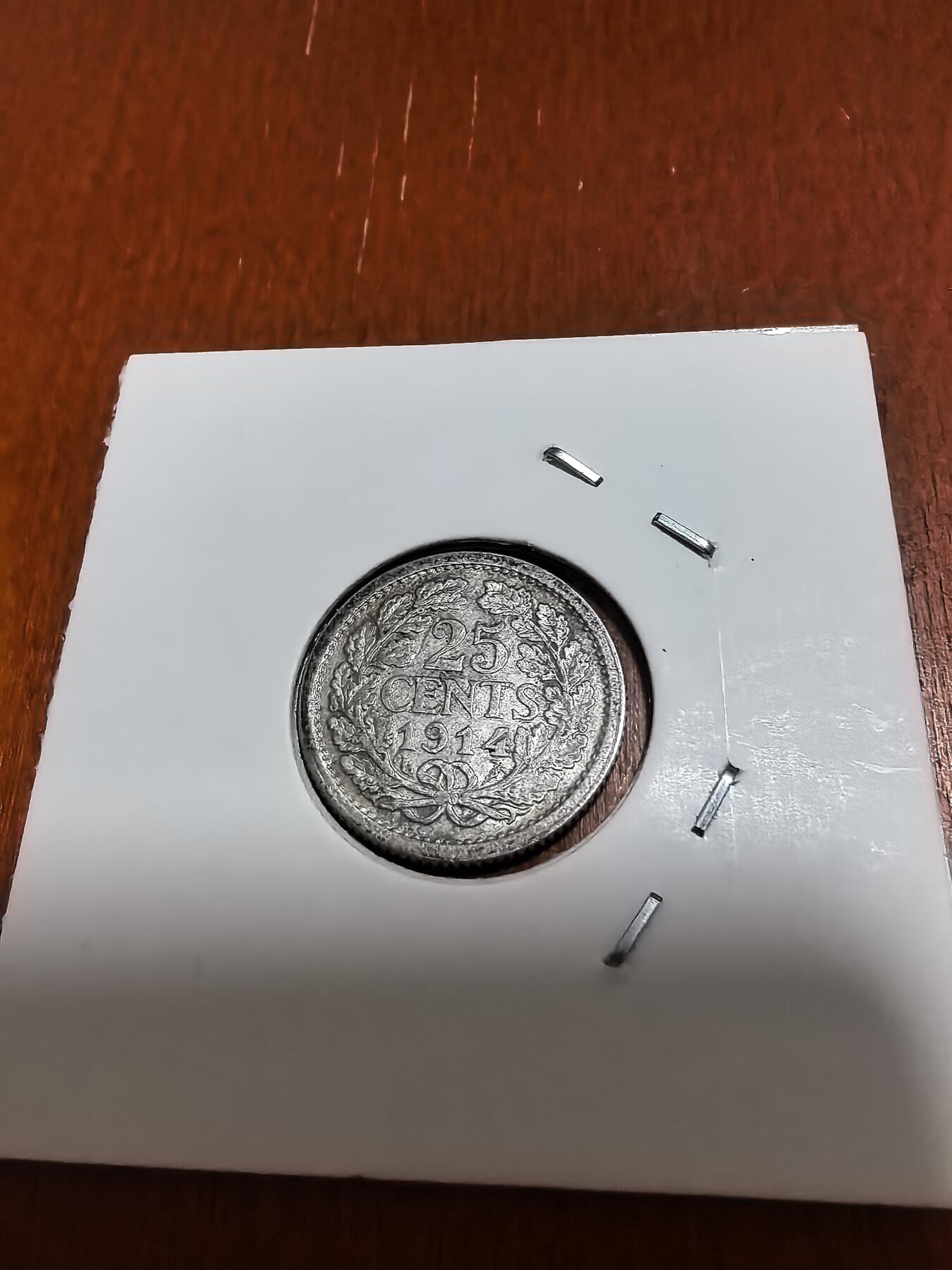 长老汇蛇年精选第四十七场拍卖 1914荷兰威廉明娜25分银币