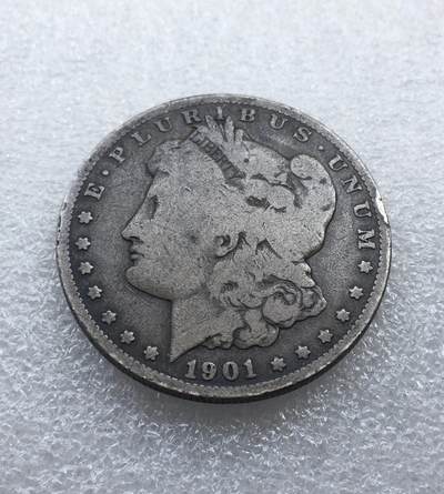 世界钱币专场拍卖 - 美国1901年O版摩根女神一美元银币