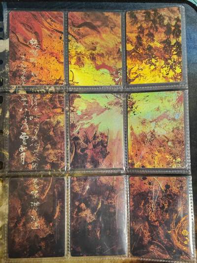 阳大大卡牌拍卖第72期（持续收拍品，周五晚上九点截拍，进群福利早知道） - 【九拼唯美】趣卡社宋时月拼图  满江红  九拼一套