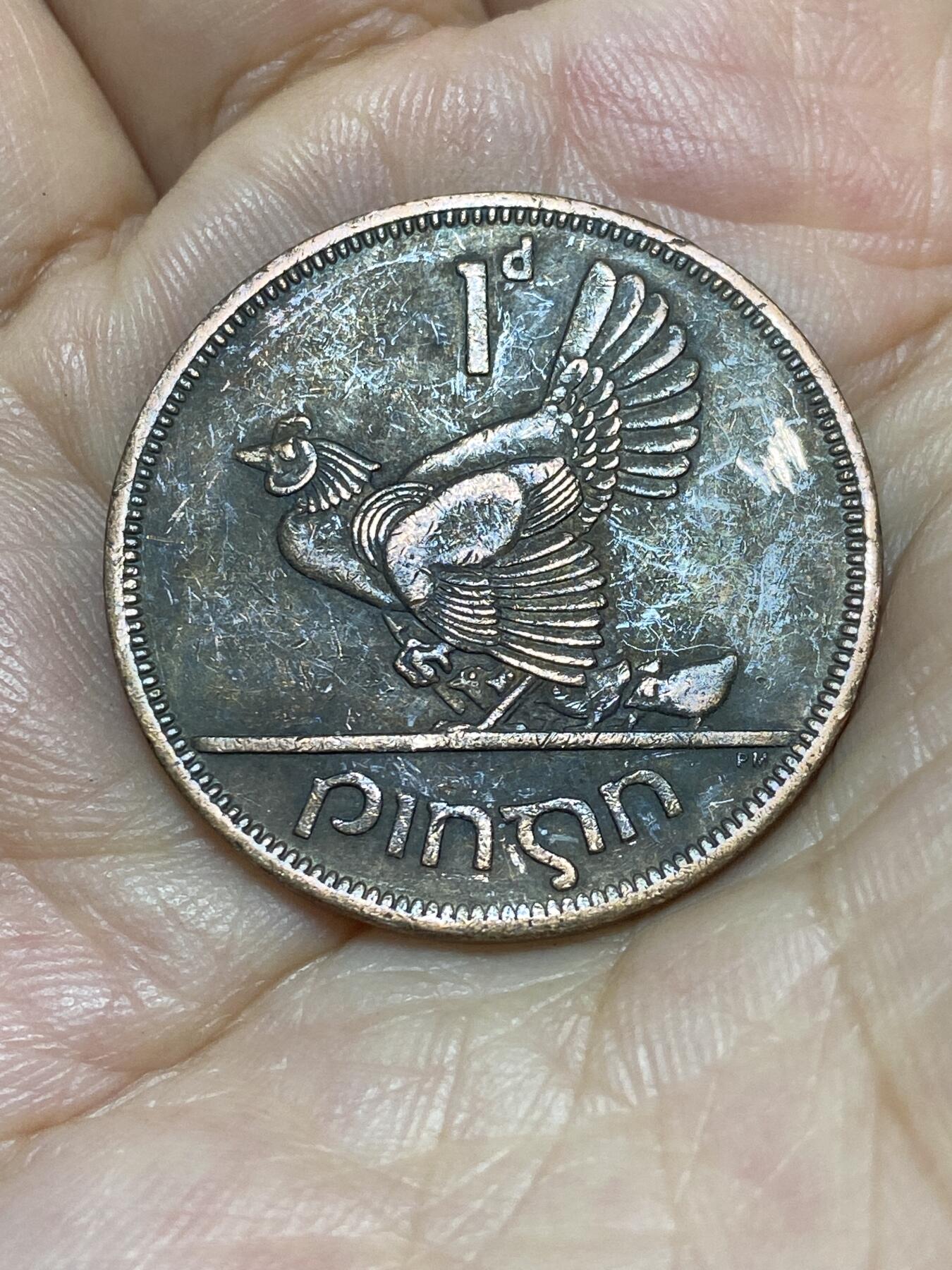 2025年第九十一场(总第一百一十七场）外国好品散币(免佣金) 爱尔兰🇮🇪1966年1便士(共和国时期第一套)
