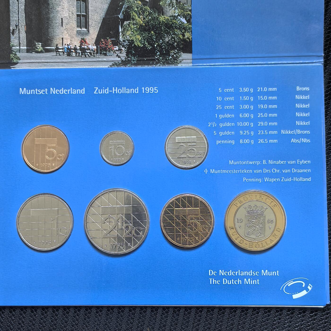道一币馆币章第一百四十六场 原包装 荷兰1995年套币六枚+纪念章