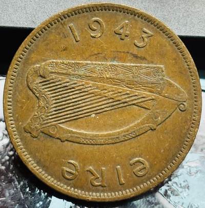 文馨钱币收藏第 272 场， 长期接收代拍品 - 1943 年英属爱尔兰 1 便士