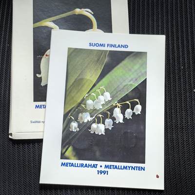 道一币馆币章第一百四十六场 - 原包装 芬兰1991年套币四枚 