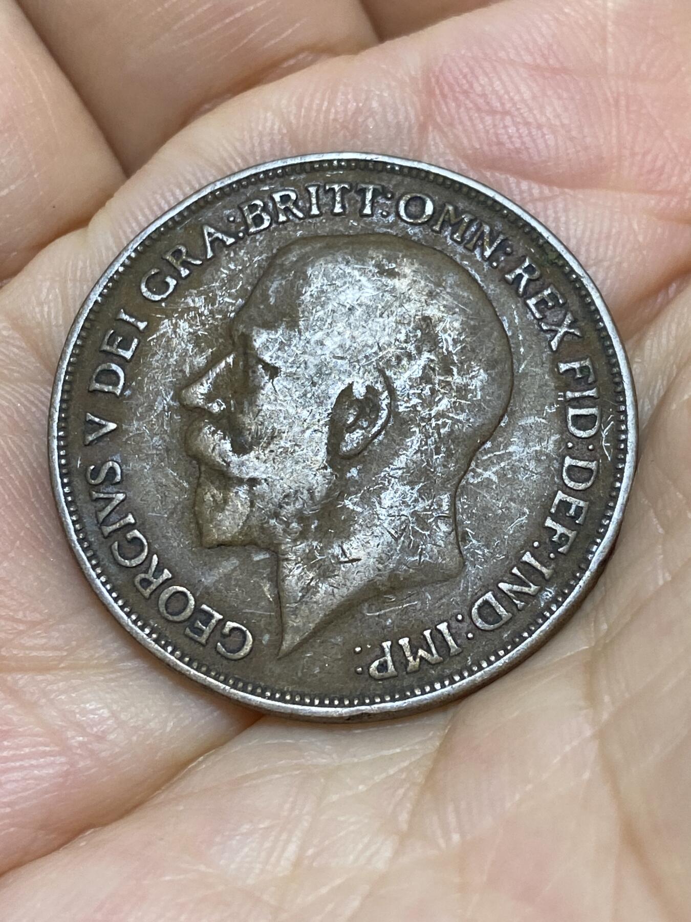 2025年第九十一场(总第一百一十七场）外国好品散币(免佣金) 英国🇬🇧1914年1便士(乔治五世第一版)