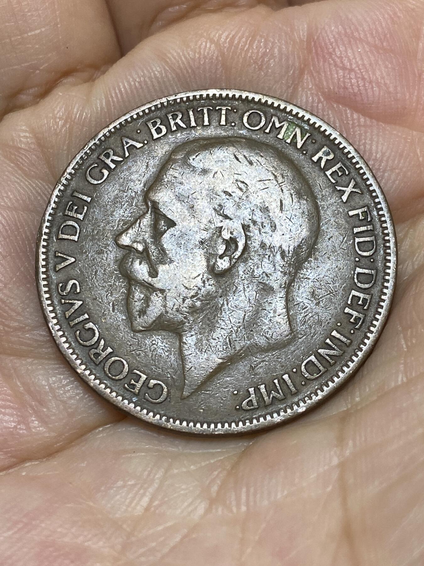 2025年第九十一场(总第一百一十七场）外国好品散币(免佣金) 英国🇬🇧1927年1便士(乔治五世第三版)