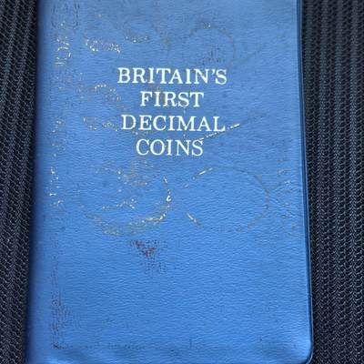 道一币馆币章第一百四十六场 - 原包装带证 英国1968年套币五枚