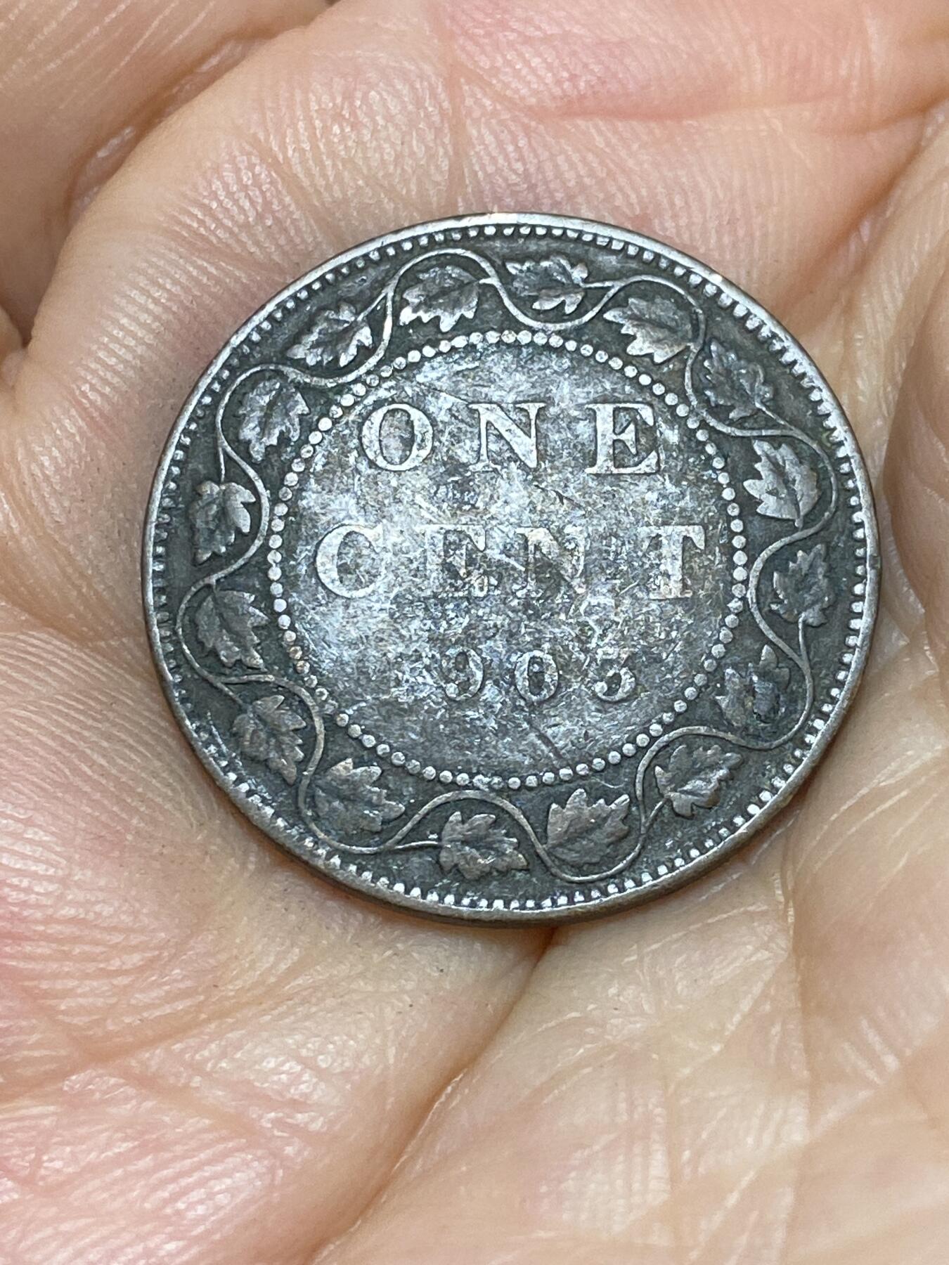2025年第九十一场(总第一百一十七场）外国好品散币(免佣金) 加拿大🇨🇦1903年1分(爱德华七世时期)