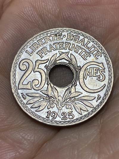 2025年第九十一场(总第一百一十七场）外国好品散币(免佣金) - 法兰西第三共和国1925年25生丁