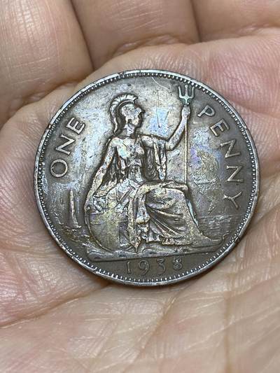 2025年第九十一场(总第一百一十七场）外国好品散币(免佣金) - 英国🇬🇧1938年1便士(乔治六世第一版)