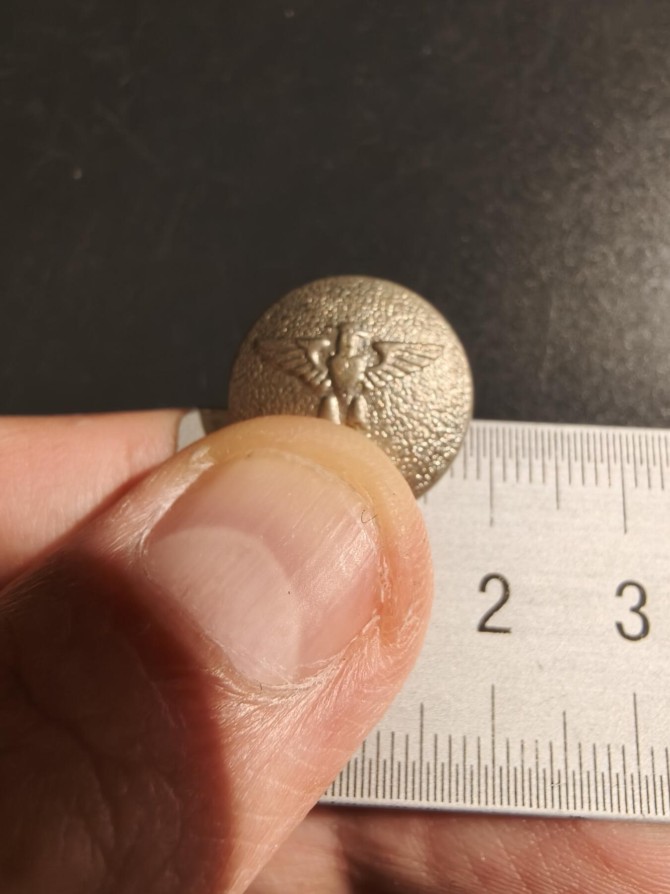 老王徽章第149期 德三NSDAP政治领导人衣扣   直径18mm