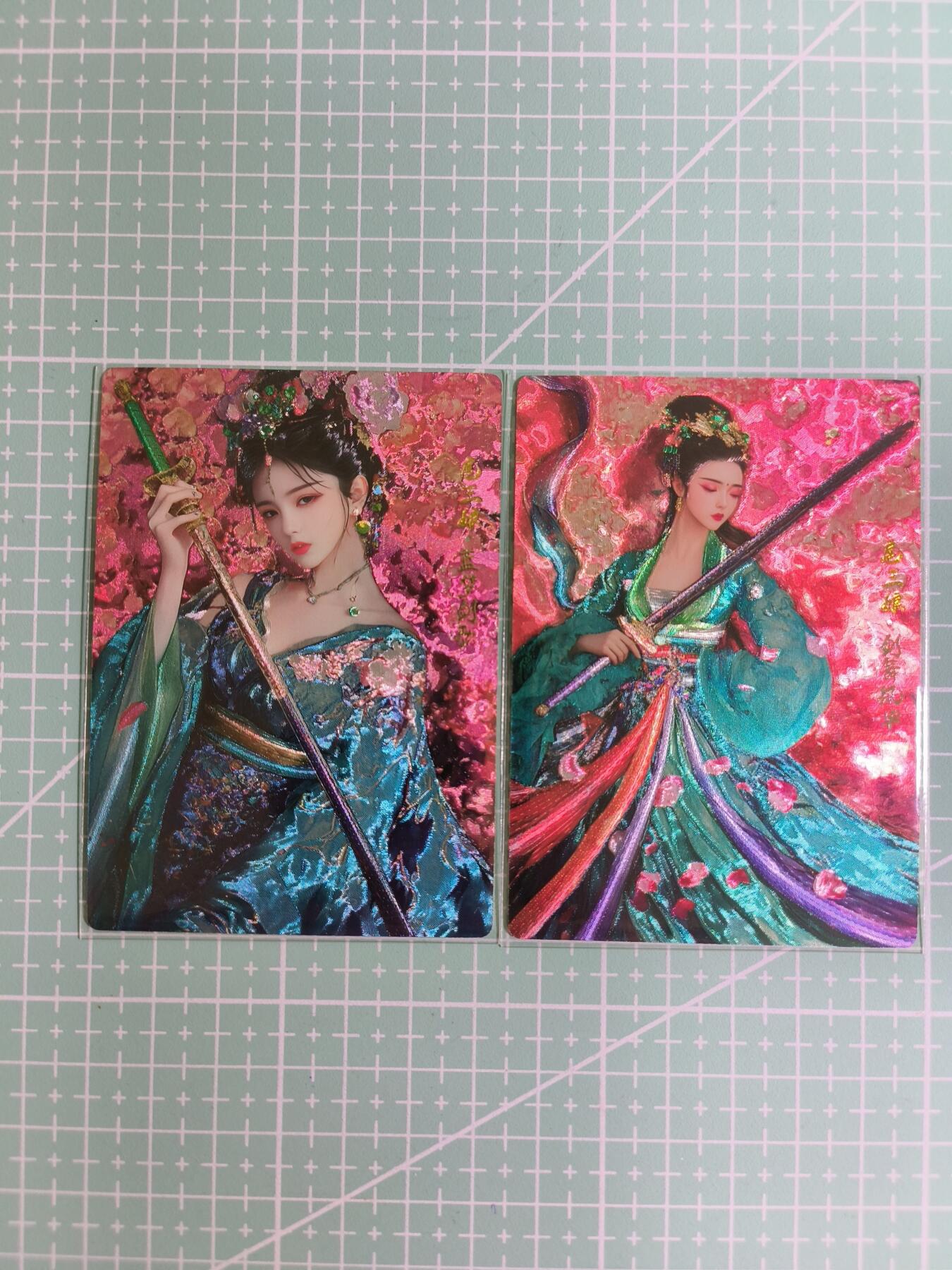 C先生卡牌 第12期 神州百花谱·西游姬·人间传·Art系列(持续收拍品中) 【粗闪】奇点 盲包系列《扈三娘》2张