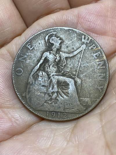 2025年第九十一场(总第一百一十七场）外国好品散币(免佣金) - 英国🇬🇧1912年1便士(乔治五世第一版)